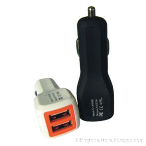 New style mini car charger, good-quality, with 2USB cable